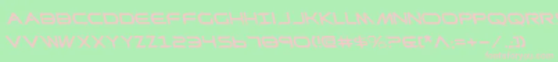 PrometheanLeftalic Font – Pink Fonts on Green Background