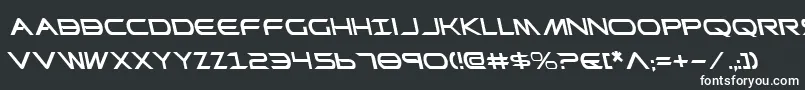 Шрифт PrometheanLeftalic – белые шрифты
