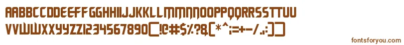 Renegade Moons Font – Brown Fonts on White Background