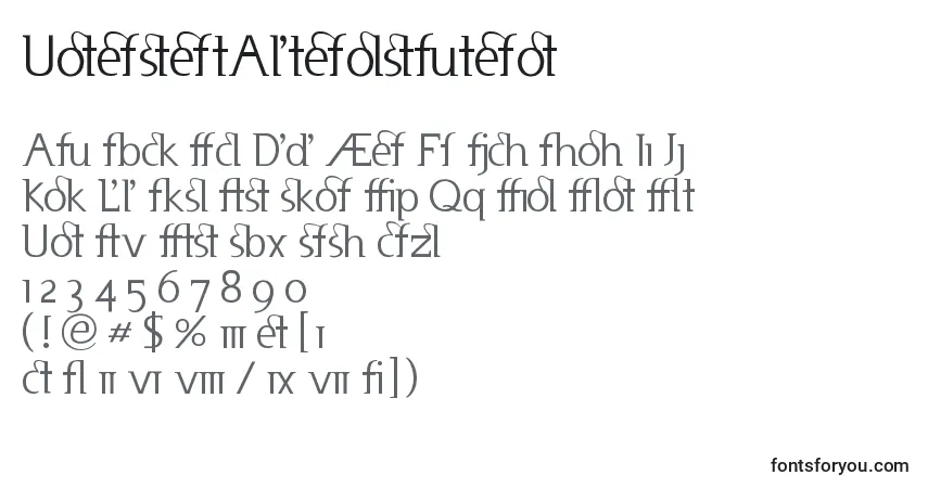UsenetAlternates-fontti – aakkoset, numerot, erikoismerkit