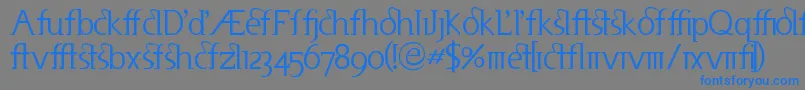 UsenetAlternates Font – Blue Fonts on Gray Background