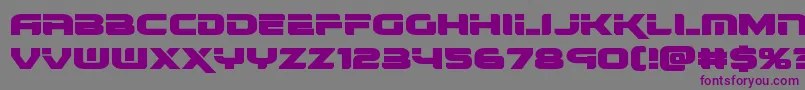 renegadoexpand-fontti – violetit fontit harmaalla taustalla