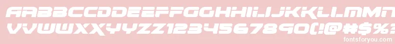 renegadoexpandital Font – White Fonts on Pink Background