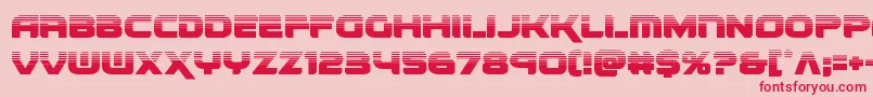 renegadohalf Font – Red Fonts on Pink Background