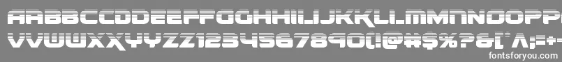 renegadohalf Font – White Fonts on Gray Background