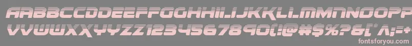 Шрифт renegadohalfital – розовые шрифты на сером фоне