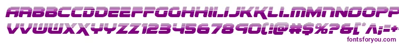 renegadohalfital Font – Purple Fonts on White Background