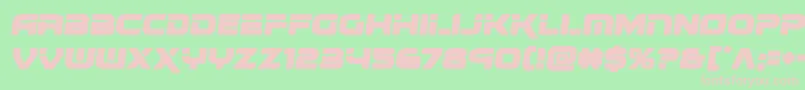 Police renegadosemital – polices roses sur fond vert