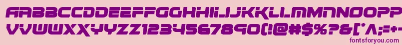 renegadosemital Font – Purple Fonts on Pink Background