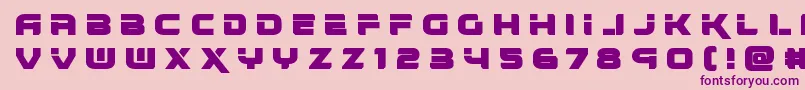 renegadotitle Font – Purple Fonts on Pink Background