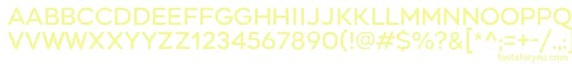 RenosRough Regular-fontti – keltaiset fontit