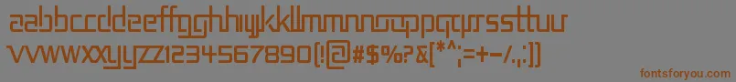 REP2CN   Font – Brown Fonts on Gray Background