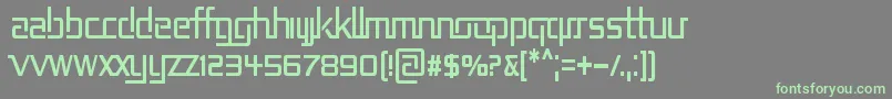REP2CN   Font – Green Fonts on Gray Background