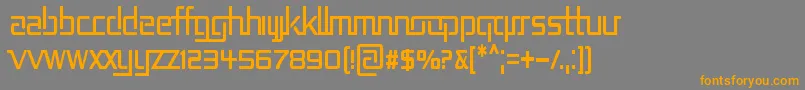 REP2CN   Font – Orange Fonts on Gray Background