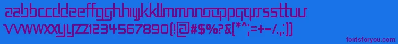 REP2CN   Font – Purple Fonts on Blue Background