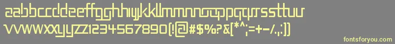 REP2CN   Font – Yellow Fonts on Gray Background