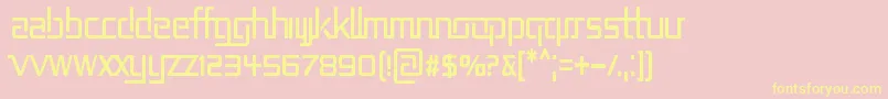REP2CN   Font – Yellow Fonts on Pink Background
