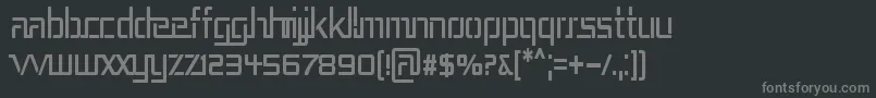fuente REP3CN   – Fuentes Grises Sobre Fondo Negro