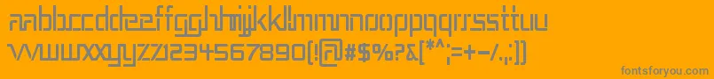 REP3CN   Font – Gray Fonts on Orange Background