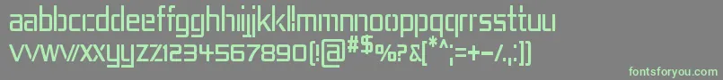 More about REP4CN Font REP4CN Font – Green Fonts on Gray Background