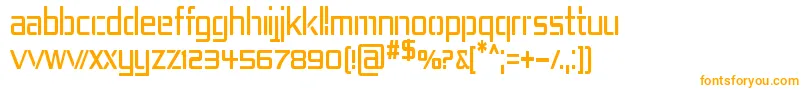 REP4CN   Font – Orange Fonts on White Background