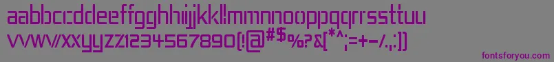 REP4CN   Font – Purple Fonts on Gray Background