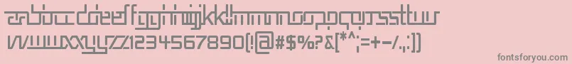 REP5CN   Font – Gray Fonts on Pink Background