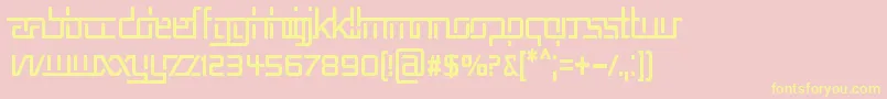 REP5CN   Font – Yellow Fonts on Pink Background