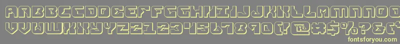 fuente replicant3d – Fuentes Amarillas Sobre Fondo Gris