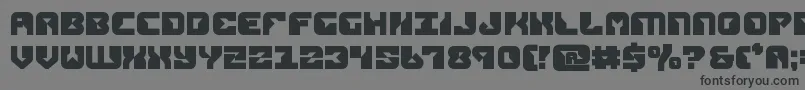 Шрифт replicantbold – чёрные шрифты на сером фоне