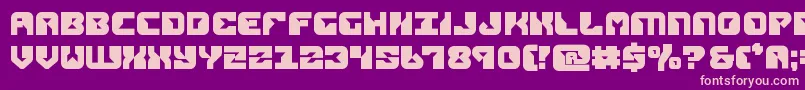 Шрифт replicantbold – розовые шрифты на фиолетовом фоне