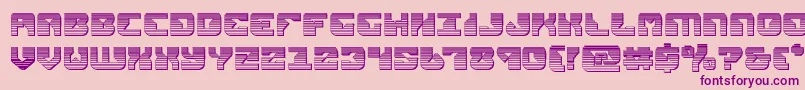 replicantchrome Font – Purple Fonts on Pink Background