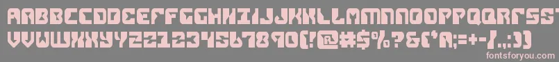 replicantcond Font – Pink Fonts on Gray Background