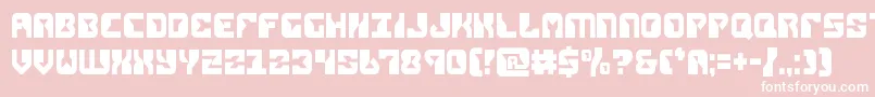 replicantcond Font – White Fonts on Pink Background