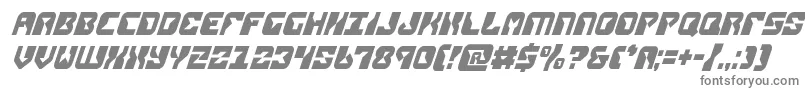 フォントreplicantcondital – 白い背景に灰色の文字