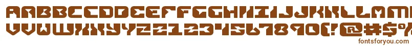 Шрифт replicantexpand – коричневые шрифты на белом фоне