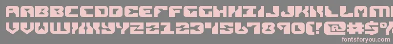 replicantexpand Font – Pink Fonts on Gray Background