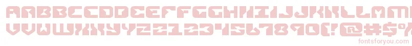 replicantexpand Font – Pink Fonts on White Background