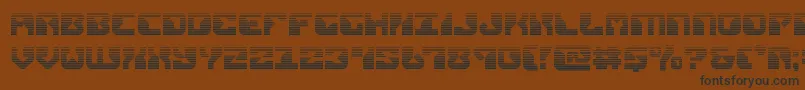 replicantgrad Font – Black Fonts on Brown Background