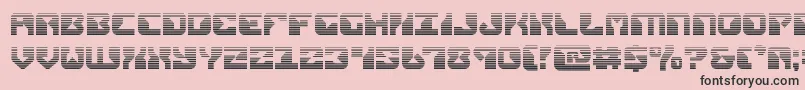 replicantgrad Font – Black Fonts on Pink Background