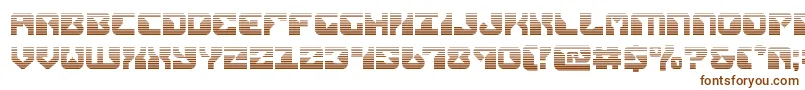 Шрифт replicantgrad – коричневые шрифты на белом фоне