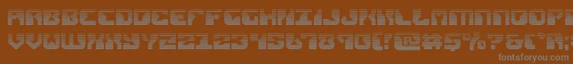 replicantgrad Font – Gray Fonts on Brown Background