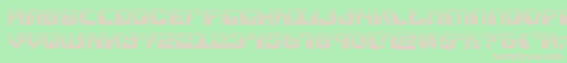 replicantgrad Font – Pink Fonts on Green Background