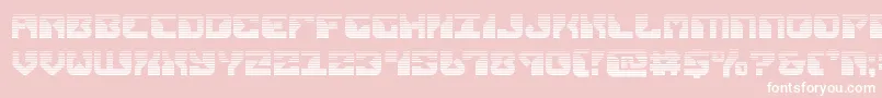 フォントreplicantgrad – ピンクの背景に白い文字