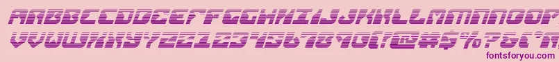 replicantgradital-Schriftart – Violette Schriften auf rosa Hintergrund