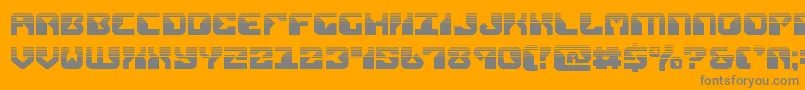 Шрифт replicanthalf – серые шрифты на оранжевом фоне