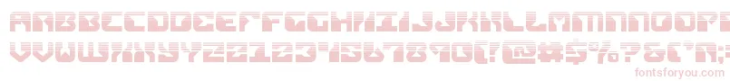 Fonte replicanthalf – fontes rosa em um fundo branco