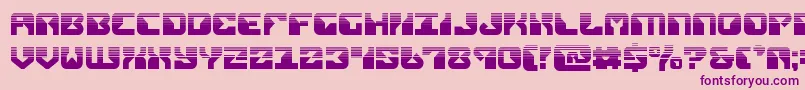 フォントreplicanthalf – ピンクの背景に紫のフォント
