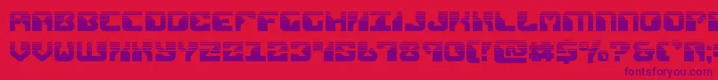 replicanthalf Font – Purple Fonts on Red Background