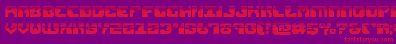 Шрифт replicanthalf – красные шрифты на фиолетовом фоне